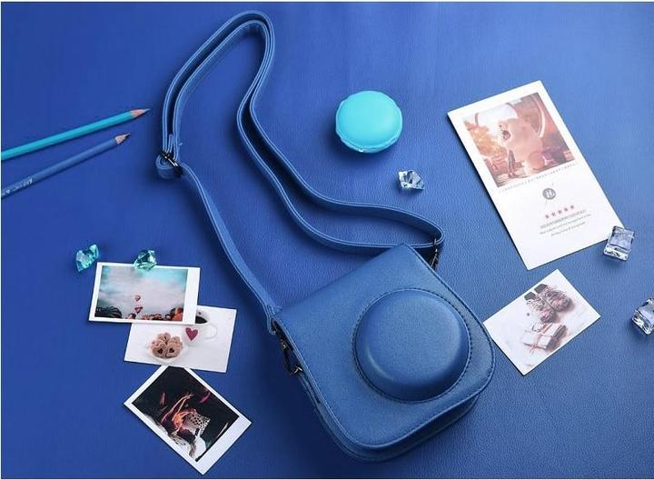Image du produit JTI Étui pour appareil photo Fujifilm Instax Mini 9/8/8+, bleu cobalt (Kamera Bereitschaftstasche, 1 l)
