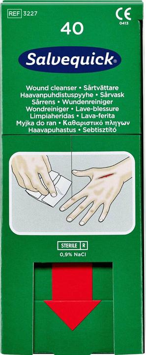 Produktbild Salvequick Wundreiniger sterile physiologische Kochsalzlösung (40 x)