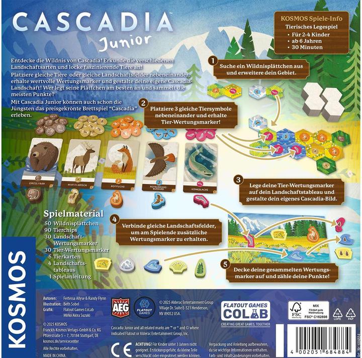 Actual product image Kosmos Cascadia Junior (German)