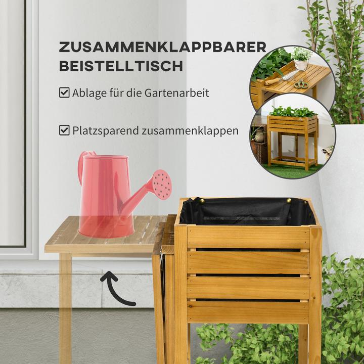 Actual product image Outsunny Raised bed with work surface