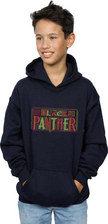 Image du produit - Sweat à capuche BLACK PANTHER TRIBAL LOGO - Garçon (140, 146)
