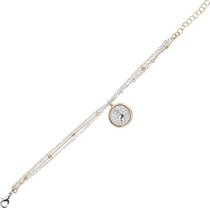 Produktbild Ottaviani Rhodium-plated and golden bronze bracelet