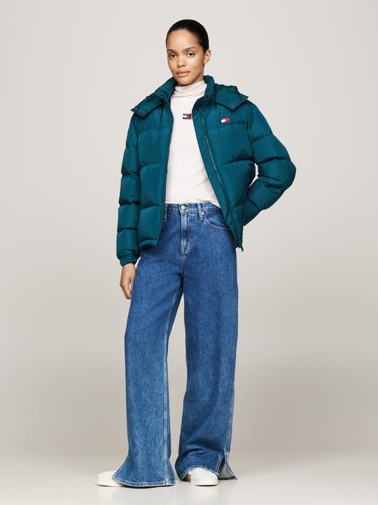 Image du produit Tommy Jeans Alaska Pufferjack Dames - Deep Seawater - Maat M (M)