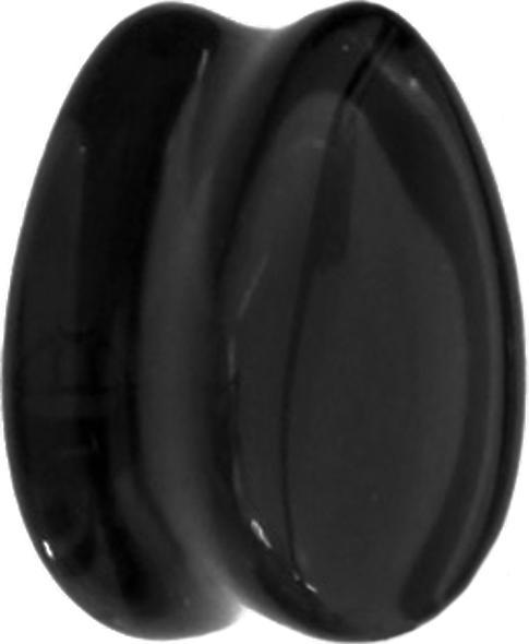 Immagine prodotto Star Piercing Gocce di spina svasate in vetro nero (senza ottone, Vetro)