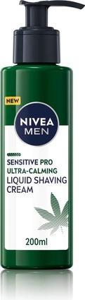 NIVEA Men Sensitive Pro Ultra-Calming Liquid Shaving Cream 200Ml (200 ml, Rasiercreme)
