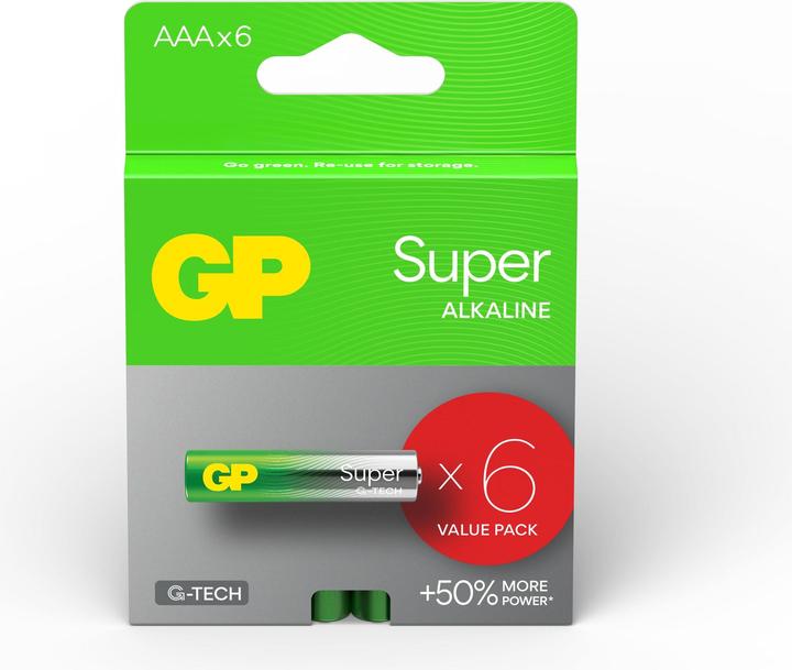 Actual product image Blow Batteries Super Alkaline AAA 1.5v 6pce (6 pcs., AAA)