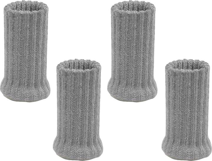 Image du produit JTI 4x chaussettes de meubles - Gris (Chaussettes de chaises, 4 pièce(s))