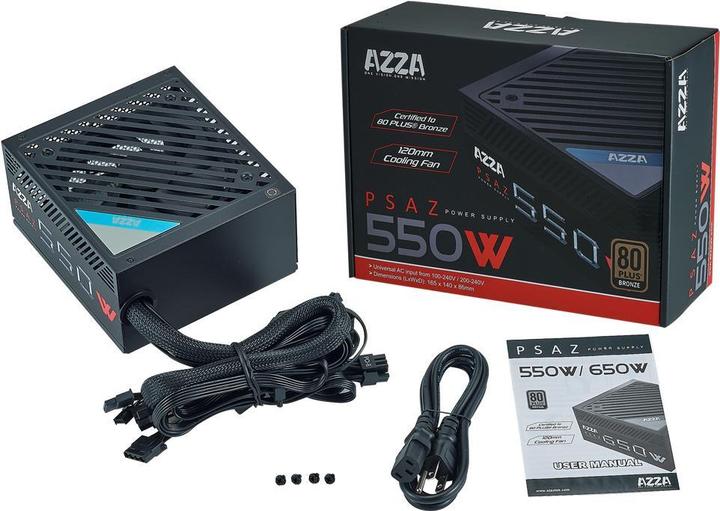 Actual product image Azza Power supply unit PSAZ (550 W)