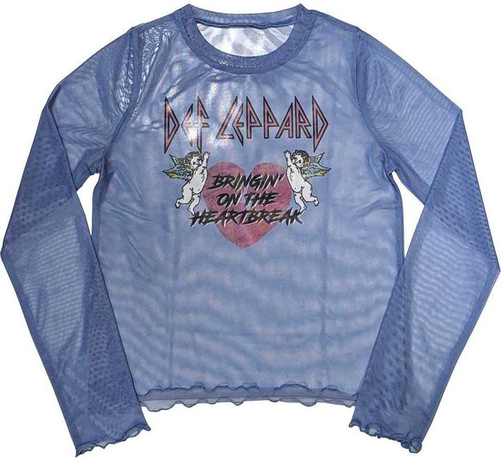 Immagine prodotto Def Leppard Bringin On The Heartbreak Maglietta Corta Manica Lunga Donna (XXL)