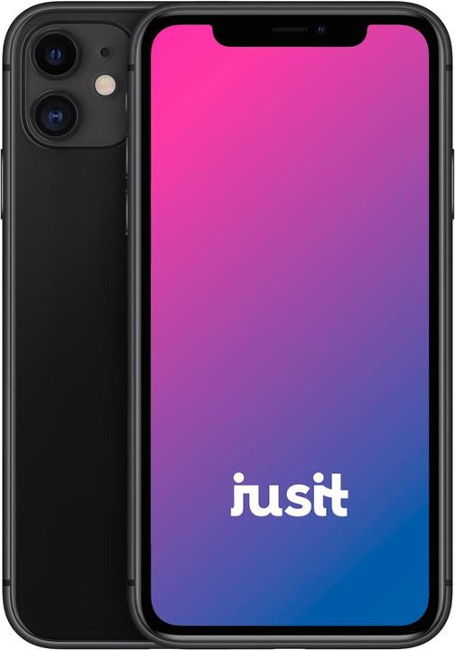 Actual product image jusit iPhone 11 (128 GB, Black, 6.10", 0.00 Mpx, B / Very good)