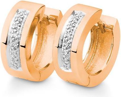 Image du produit Breuning Créoles - Diamètre 0,06 Ct (Or 750/18 K)