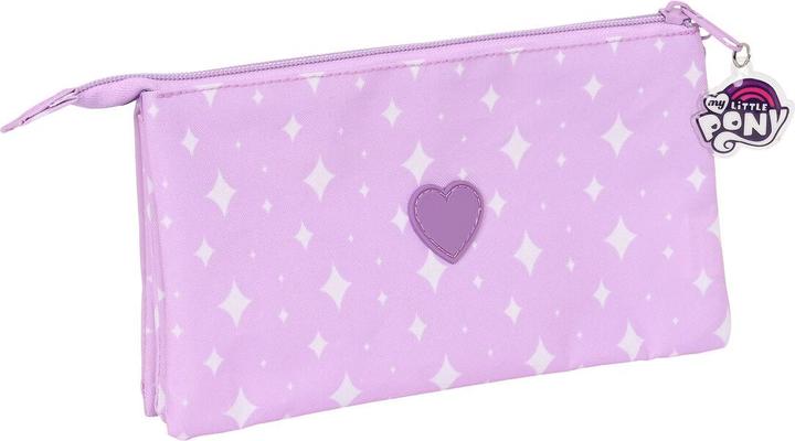 Image du produit My Little Pony Triple trousse multi-usages Violet (22 x 12 x 3 cm)
