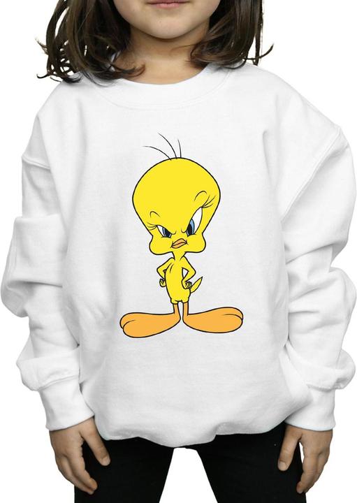 Actual product image Looney Tunes Girls Tweety Angry Sweatshirt (140, 146)