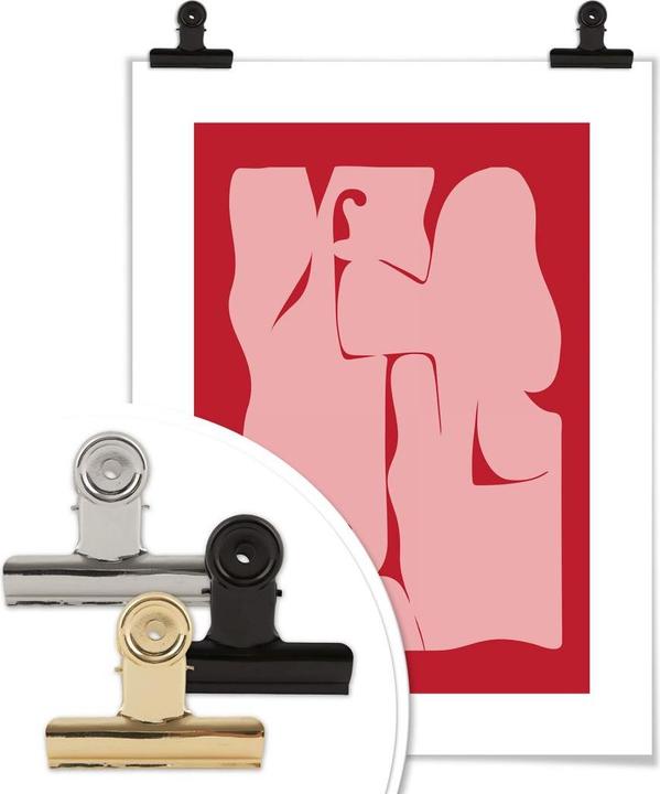 Immagine prodotto Trenddeko Rosso astratto (24 x 30 cm)