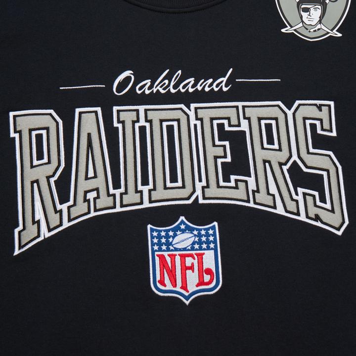 Actual product image Mitchell & Ness BACKPRINT Pullover Oakland Raiders - XL (XL)