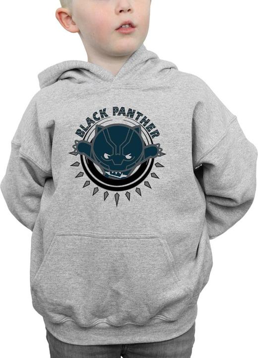 Actual product image Boys Kawaii Black Panther Pounce Hoodie (140, 146)