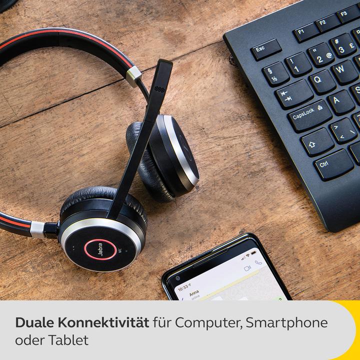 Image du produit Jabra Evolve 65 SE MS (Sans fil, USB-A)