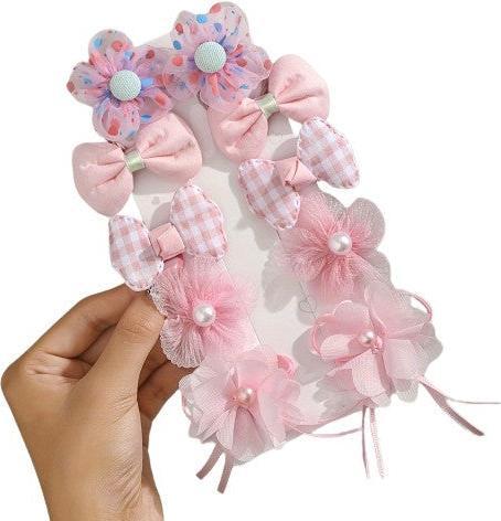 Activity Board 10 Stück entzückende Blumen-Haarspangen, Haarschmuck für Mädchen, 10 Stück Mädchen-Haargummis mit