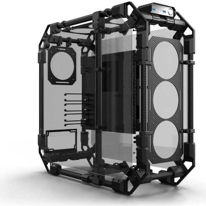 Image du produit Alphacool GHE Apex Skeleton Boîtier en carbone (ITX, ATX, mATX)