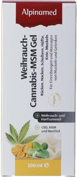 Image du produit Alpinamed Gel encens cannabis MSM gel (1 x, 100 ml, 161 g)