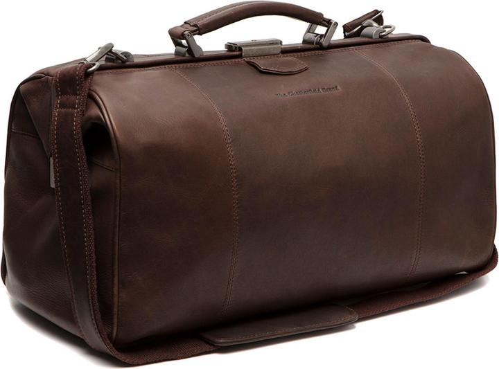 Image du produit The Vegan Cow Chesterfield Brand Leren Weekendtas Bruin Texel (21 l)