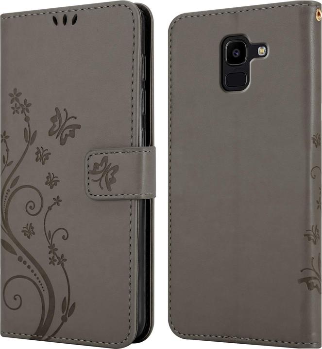 Produktbild Cadorabo Flower Book Cover (Samsung Galaxy J6 (2018))