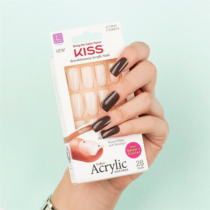 Actual product image KISS Salon Acrylic Natural (Artificial nails, Transparent)