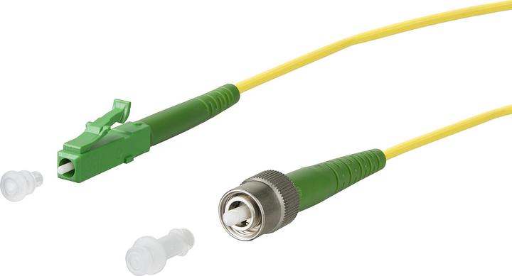 Actual product image Metz Connect Fibre optic patch cable singlemode OS2 (UTP, CAT6, 3 m)