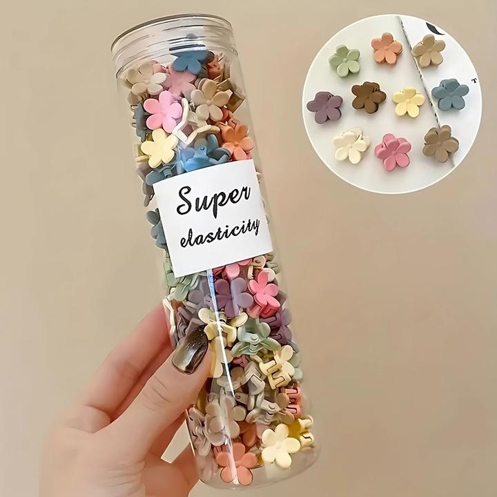 Actual product image Milkii Haarklammer (50 Stk.), Blumen (50 pcs.)