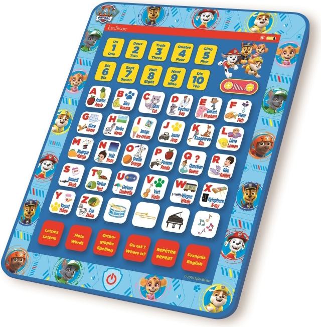 Actual product image Lexibook Paw Patrol Bilingual English/French Learning Tablet (English, French)