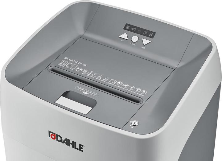 Actual product image Dahle ShredMatic P5/2x15/300 sheets/40l shredder (Particle cut)
