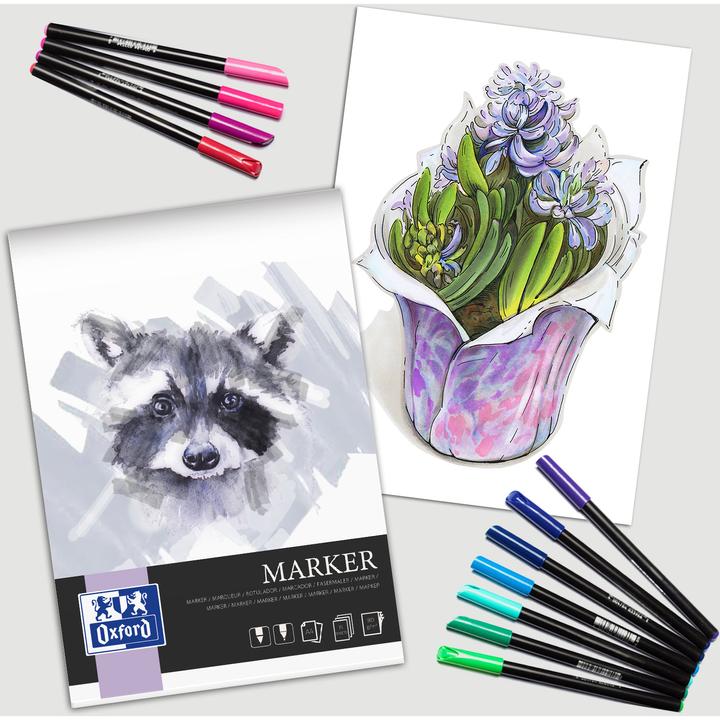 Produktbild Oxford Markerblock (A3, Blanko, Weicher Einband)