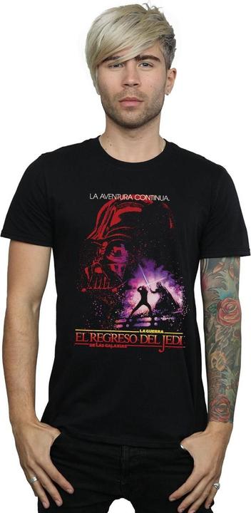 Produktbild Star Wars Return Of The Jedi Spanish Poster TShirt (3XL)
