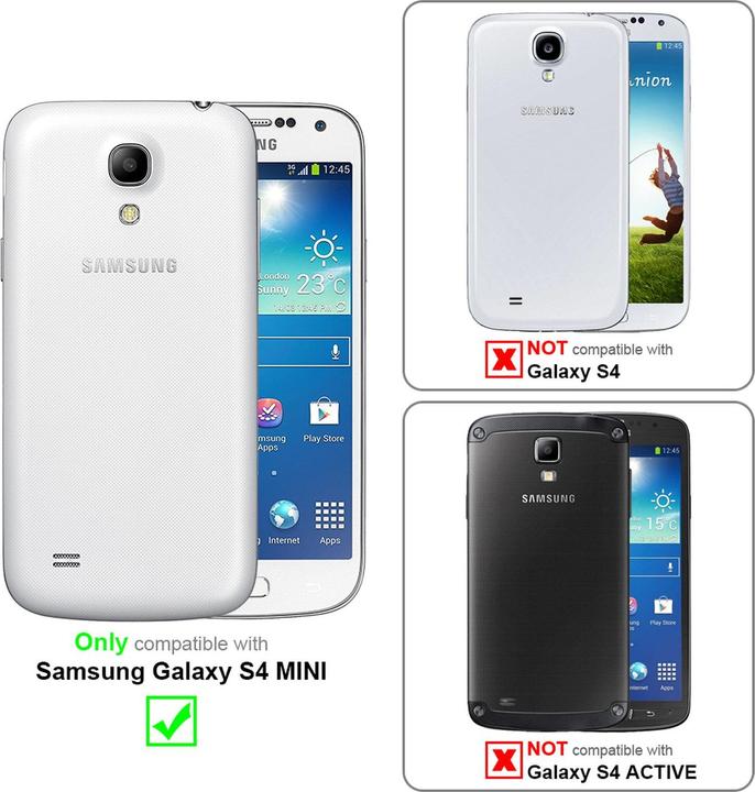 Productafbeelding Cadorabo Boek Onzichtbare Magneethoes (Samsung Galaxy S4 mini)