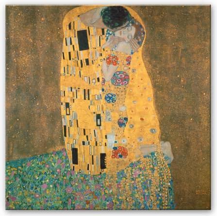 Actual product image Trenddeko Klimt - The Kiss (30 x 30 cm)