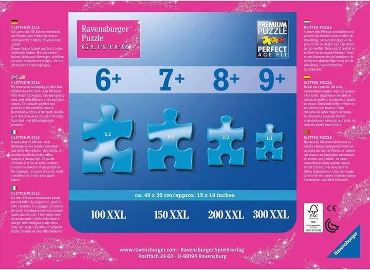 Actual product image Ravensburger Disney Frozen: Glittering snow (100 pieces)