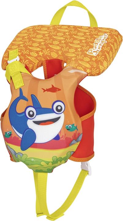 Bestway Puddle Jumper® Schwimmweste Kleiner Wal mit Textilbezug, 0-2 Jahre (bis 15 kg)