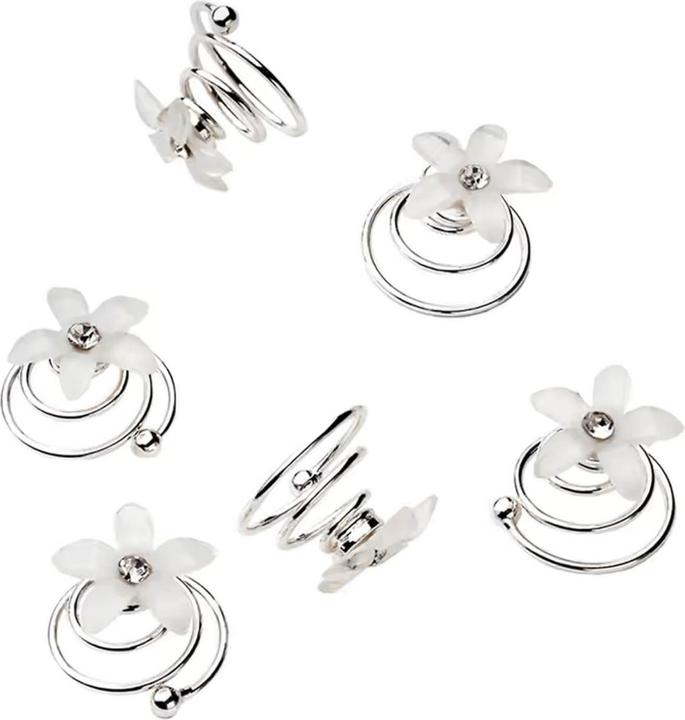 Trisa Celebride Curlies in Form von weissen Blumen