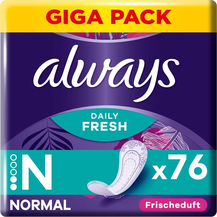 Always Daily Fresh Normal (76 x, Slipeinlagen)