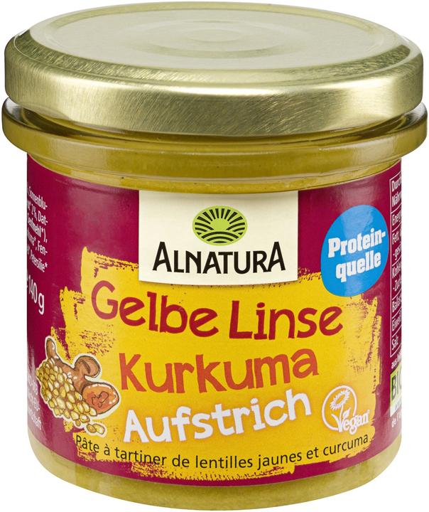 Immagine prodotto Alnatura Crema di lenticchie gialle bio alla curcuma 140g (140 g)