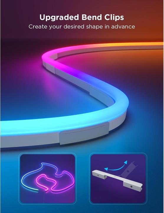 Produktbild Govee Neon Preinstalled Strip Light (Mehrfarbig, 500 cm, Indoor, Outdoor)
