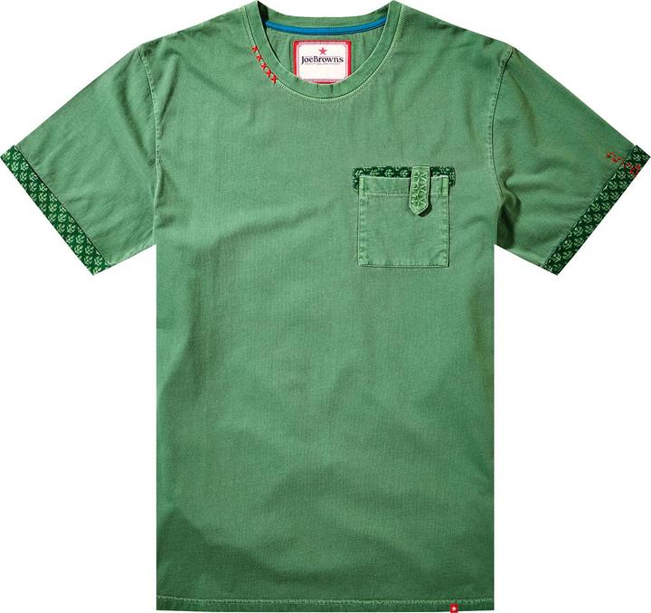 Joe Browns Contrast Stitch Short Sleeve T-Shirt (L)