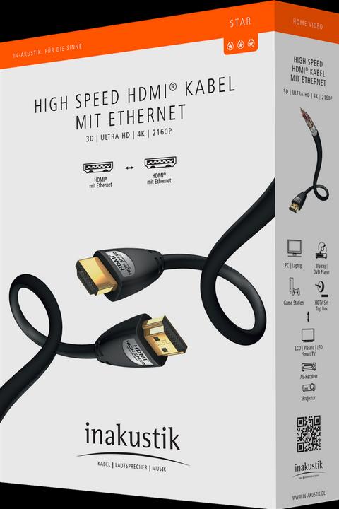Produktbild Inakustik HDMI (Typ A) — HDMI (Typ A) (5 m, HDMI)