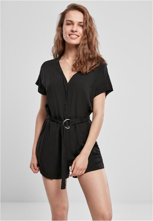 Image du produit Urban Classics Combinaison courte à ceinture en viscose pour dames (XL)