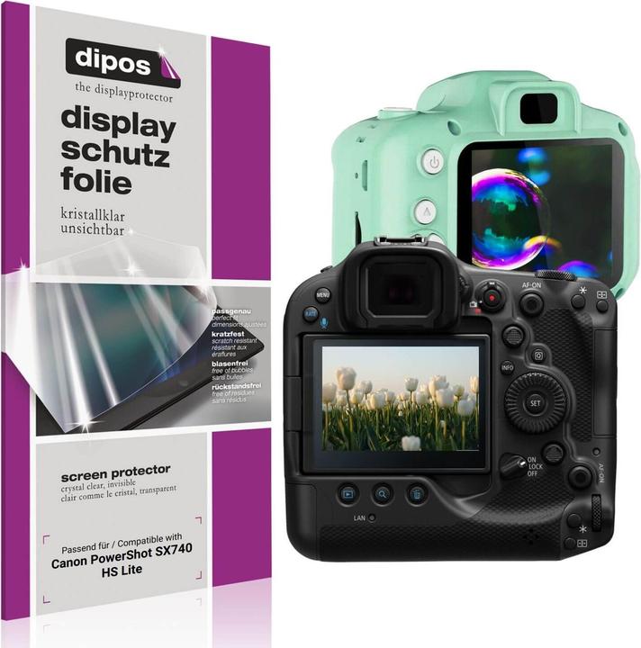 Produktbild Dipos Schutzfolie Klar für Canon PowerShot SX740 HS Lite (Displayschutz)