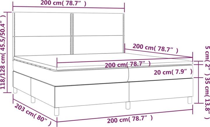 Actual product image VidaXL Insa (100 x 200 cm, 200 x 200 cm)
