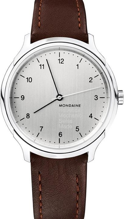 Mondaine Helvetica No1 Regular Mechanical (Montre analogique, Swiss Made, 40 mm)