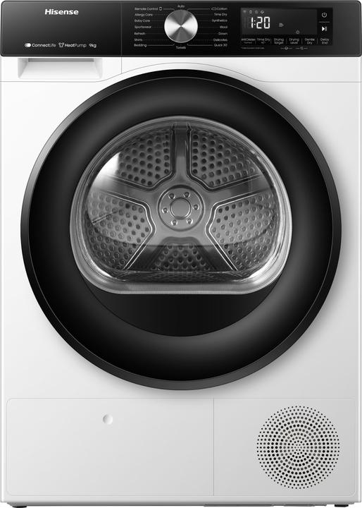Hisense DH3S902BW3 Tumble dryer 9Kg Class A (9 kg, Changeable)
