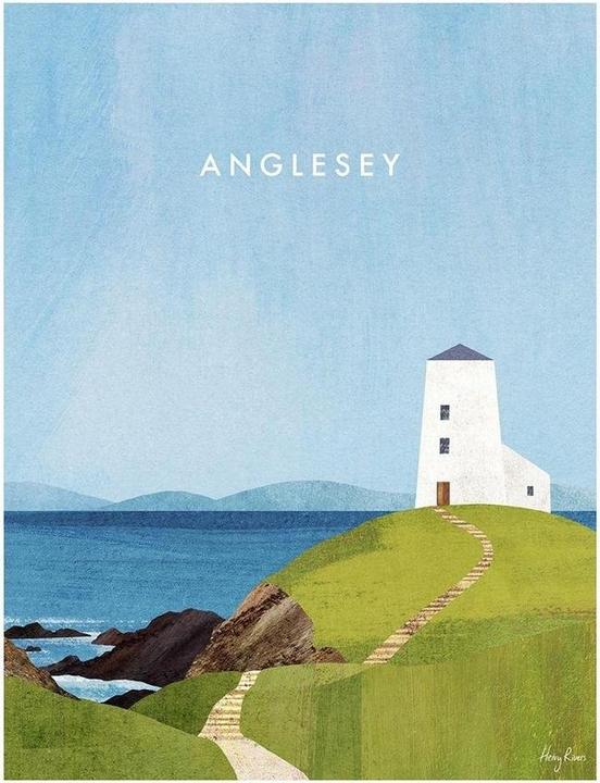 Image du produit Henry Rivers - Imprimé ANGLESEY TWR MAWR LIGHTHOUSE (40 x 30 cm)