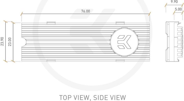 Immagine prodotto EKWB Dissipatore di calore EK-M.2 NVMe